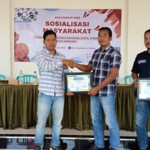 Sosialisasi Bahaya Narkoba, Judol serta Pinjol Bersama BNNK, Polsek Widang dan UNIROW