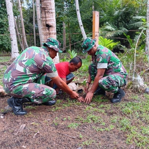 Kodim 1505 Tidore Lestarikan Alam Lewat Penghijauan