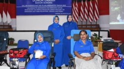 Wujud Nyata Kepedulian Sosial dan Kemanusiaan, Lantamal XIV Gelar Donor Darah Sambut HUT Jalasenastri Ke-79