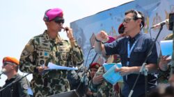 Danyonif 2 Marinir Pimpin Narator Demonstrasi Operasional dalam Upacara Gelar Pasukan Kemenhan