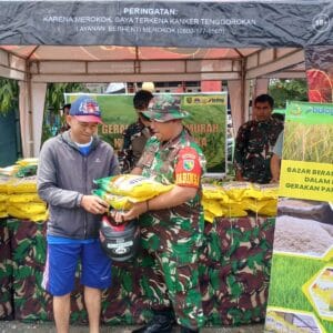Jaga Stabilitas Pasokan Dan Harga Pangan, Kodim 1710/Mimika Gelar Gerakan Pangan Murah Jaga Stabilitas Pasokan Dan Harga Pangan, Kodim 1710/Mimika Gelar Gerakan Pangan Murah