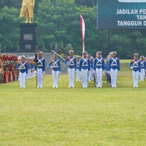 Upacara Peringatan HUT ke-80 Kemerdekaan RI di Akademi Militer