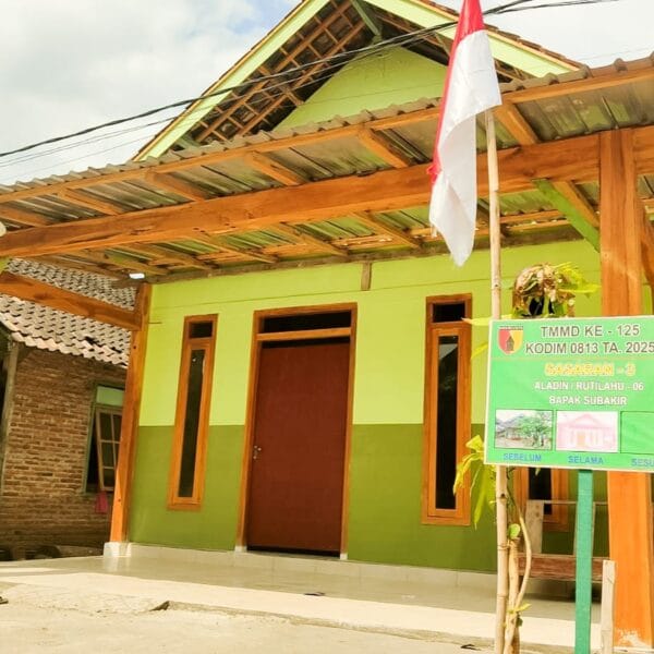 Satgas TMMD 125 Bojonegoro Tuntaskan Renovasi Rutilahu