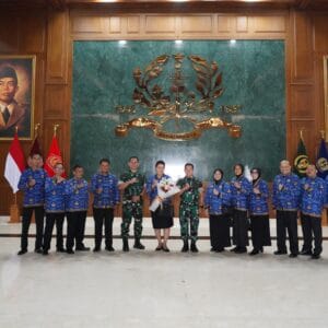 Pengukuhan DPK Sub Unit Akmil, Ketua Dewan Pengurus Korpri Unit AD Kunjungi Akademi Militer