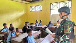 Terbatasnya Guru di Papua Barat, Satgas Yonif 410/Alugoro Bantu Jadi Gadik