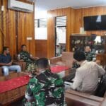 Dandim 1710/Mimika Terima Kunjungan Silaturahmi Kepala Koordinator SPPI Wilayah Papua Tengah Program MBG