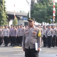 Wakapolres Cilegon Pimpin Apel Jam Pimpinan, Tekankan Responsifitas Personel dan Penguatan Patroli