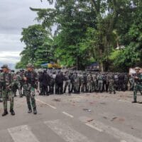 Ratusan Personel Dikerahkan, Polda PBD Redam Situasi Memanas Usai Pemindahan Tahanan Makar