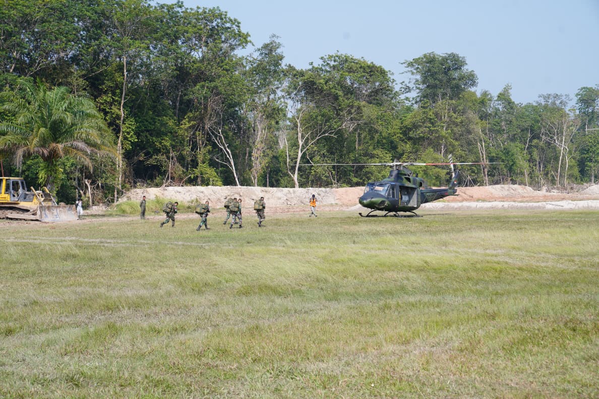 Prajurit TNI Asah Kemampuan Mobil Udara dalam Super Garuda Shield 2025