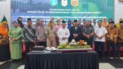 Pjs Kasdim 0906/Kkr Hadiri Syukuran HUT ke-22 Persatuan Purnawirawan TNI-AD