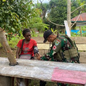 Rawabiru Tersenyum, TNI Peduli Rawabiru Tersenyum, TNI Peduli