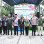 Wujud Sinergi Bersama, Dandim 0906/Kkr Bersama Forkopimda Hadiri Gerakan Pangan Murah