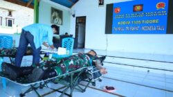 Sambut HUT TNI Ke-80, Kodim 1505/Tidore Gelar Donor Darah
