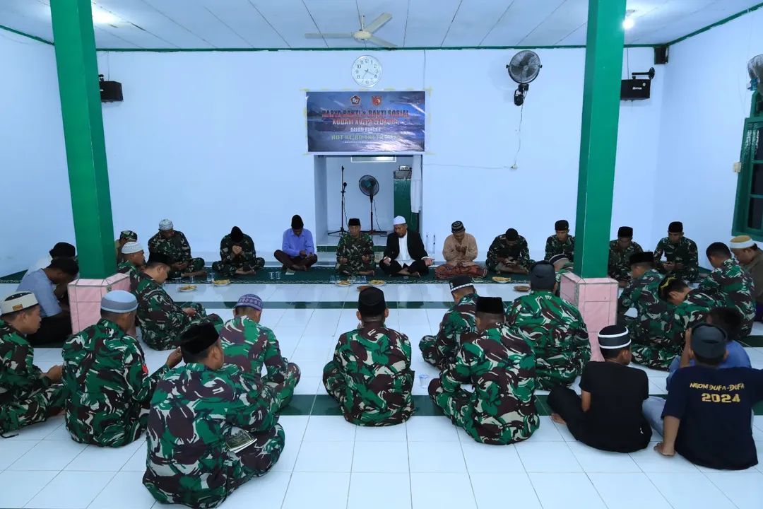 Sambut HUT ke-80, Kodim 1505/Tidore Gelar Yasinan dan Doa Bersama Sambut HUT ke-80, Kodim 1505/Tidore Gelar Yasinan dan Doa Bersama