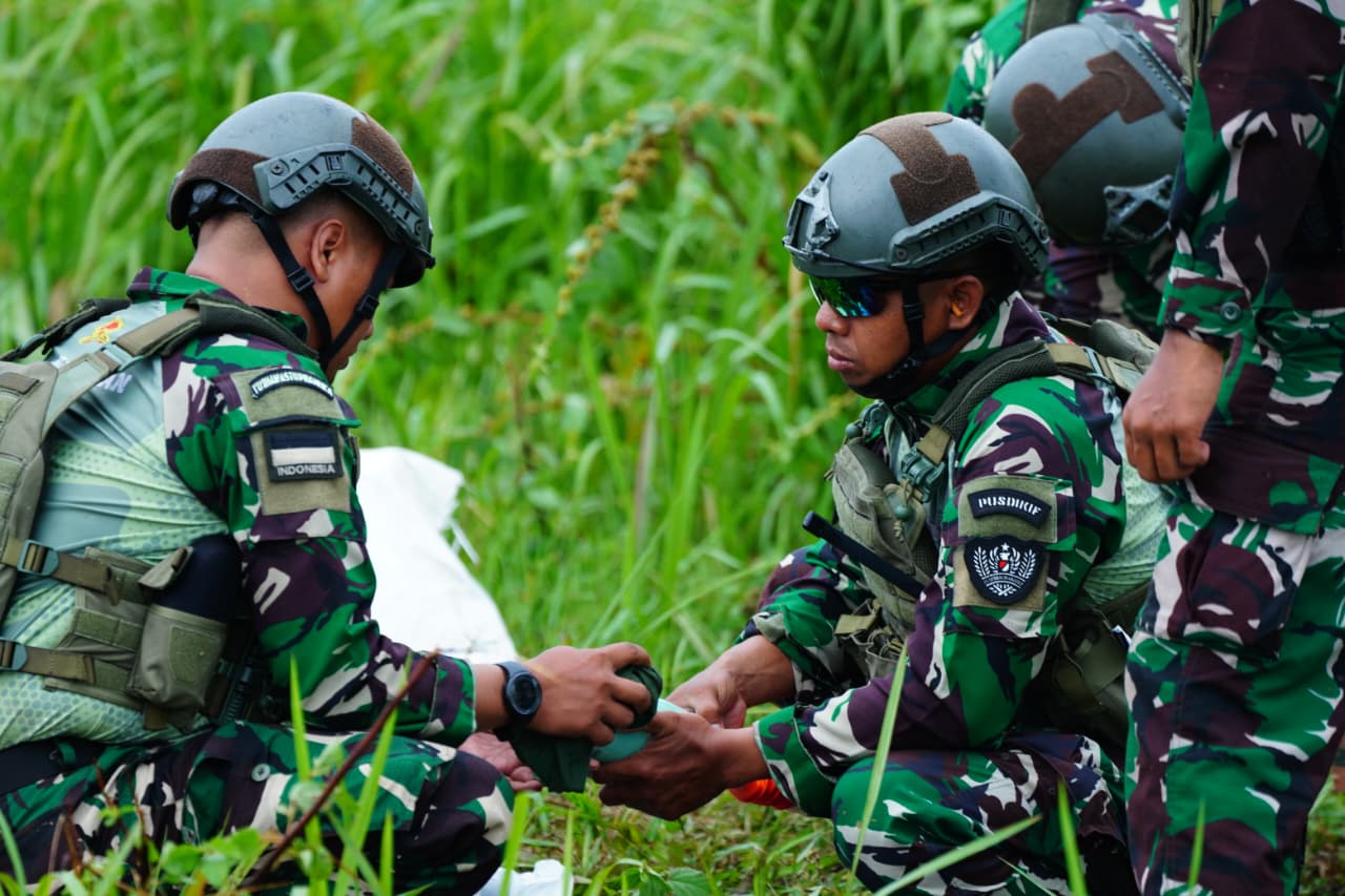 TNI Laksanakan Latihan Tembak Mortir 60 LR BB Jelang LFX Super Garuda Shield 2025