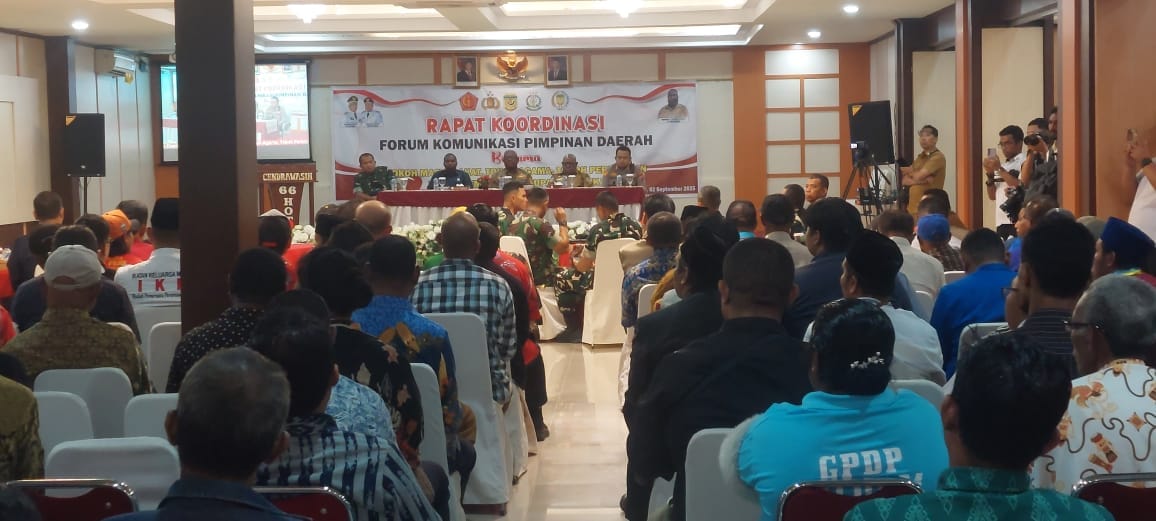 Hadiri Rapat Forkopimda, Dandim 1710/Mimika: Kita Semua Sepakat Mimika Aman Dan Damai