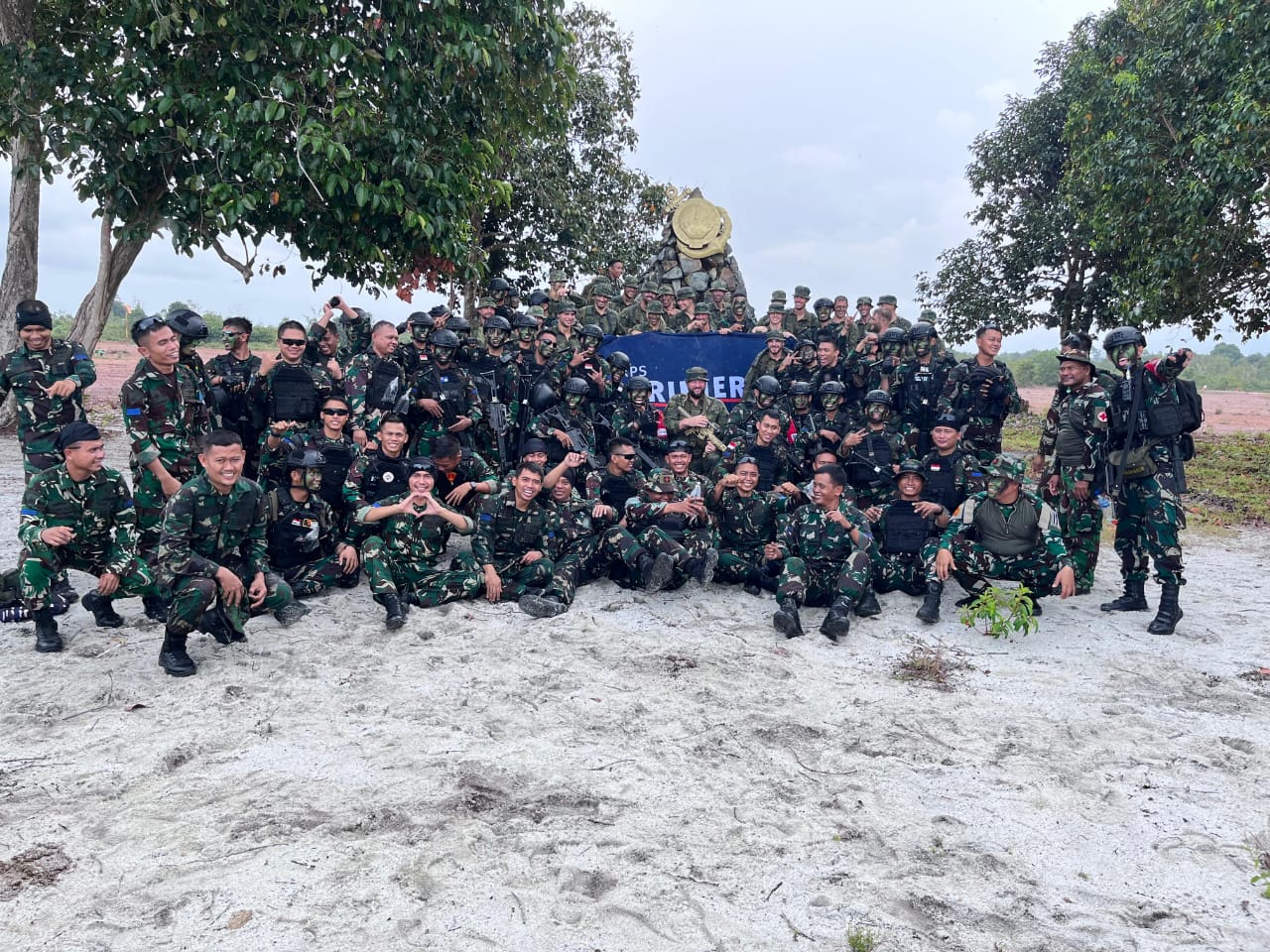 Yonif 2 Marinir Gempur Sasaran di Garis Depan Latgabma Super Garuda Shield 2025
