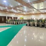 Penguatan Bela Negara, Bati Tuud Koramil Dander bekali Ratusan Mahasiswa STIKes Rajekwesi Bojonegoro dengan Wasbang