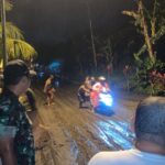 Luapan Lumpur Timbun Jalan Utama, Dandim 1505/Tidore Tinjau Langsung Lokasi Terdampak