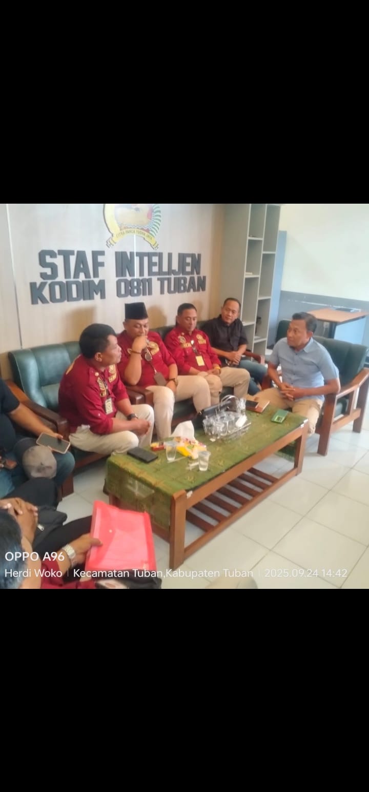 Ketua Umum LIN Gus Robi Kunjungi Kodim dan Polres Tuban: Soroti Putusan Hakim yang Abaikan Korban