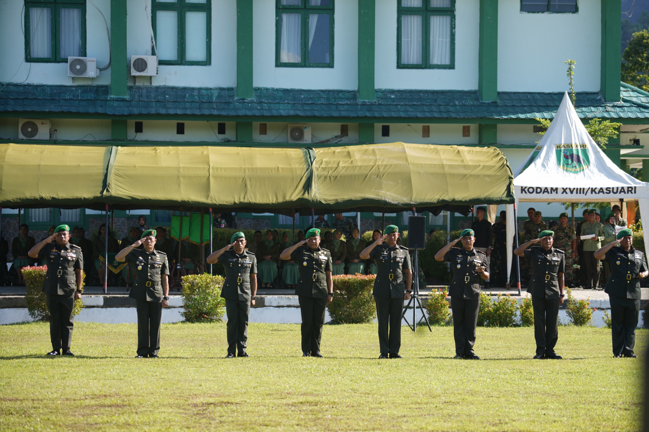 Prajurit Harus Selalu Bersyukur, Dimanapun Bertugas: Pesan Pangdam XVIII/Kasuari dalam Sertijab dan Tradisi Satuan