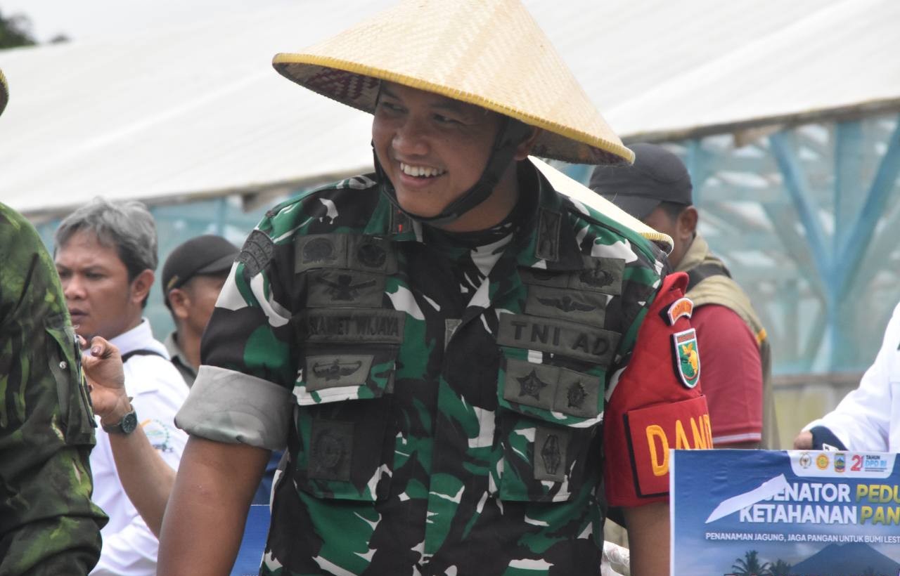 Sukseskan Program Ketahanan Pangan, Dandim 1710/Mimika Hadiri Kegiatan Senator Peduli Ketahanan Pangan