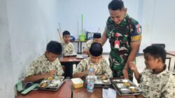 SPPG Lanud Sultan Hasanuddin Salurkan Ribuan Paket Makan Bergizi Gratis