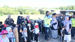 Ratusan Siswa Antusias Ikuti Kunjungan Kedirgantaraan di Lanud Sultan Hasanuddin