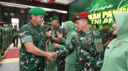 Kasad Terima Laporan Korps, 65 Pati TNI AD Naik Pangkat