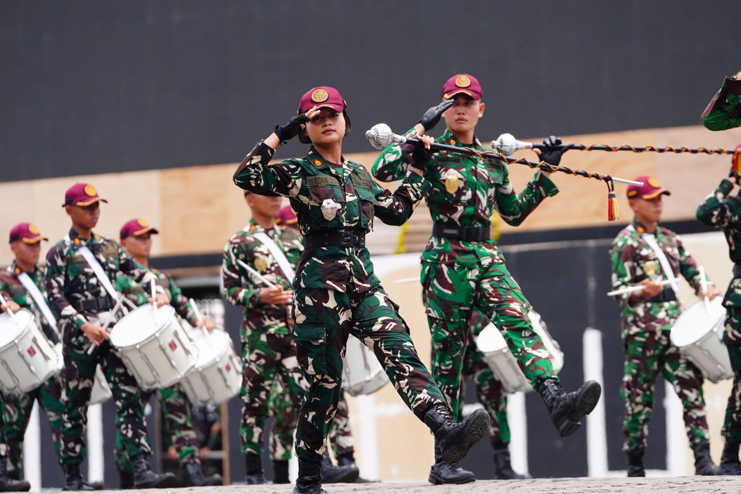 Panglima TNI Tinjau Geladi Kotor HUT Ke-80 TNI Tahun 2025