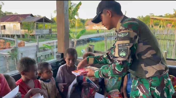 Hari Kesaktian Pancasila, Satgas Yonif 410/Alugoro Gelar Lomba Mewarnai Hari Kesaktian Pancasila, Satgas Yonif 410/Alugoro Gelar Lomba Mewarnai