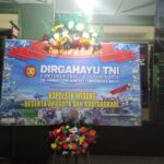 Kapolsek Widang Kirim Ucapan HUT TNI Melalui Papan Bunga ke Koramil 0811/11