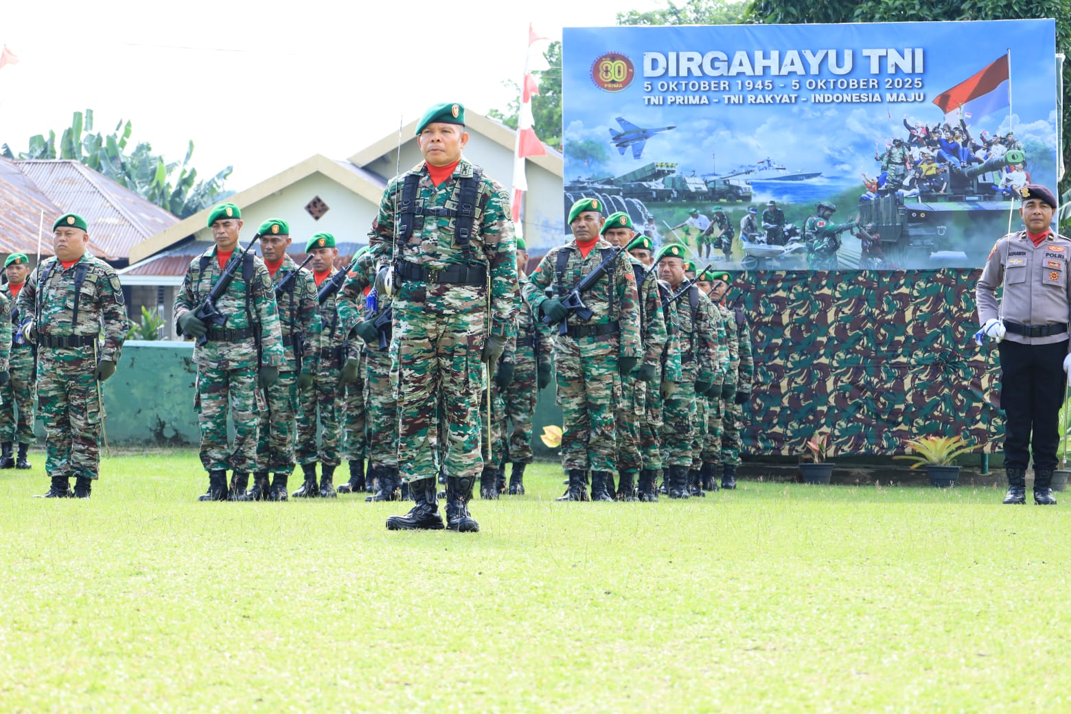 Kodim 1505/Tidore Gelar Upacara Peringatan HUT TNI ke-80 Tahun 2025 Kodim 1505/Tidore Gelar Upacara Peringatan HUT TNI ke-80 Tahun 2025