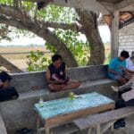 Tatap Muka dengan Warga, Kanit Binmas Polsek Widang Sampaikan Himbauan