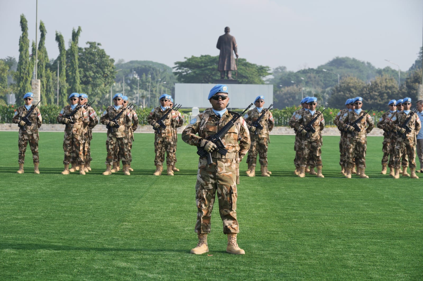Wakil Panglima TNI Lepas Satgas Kizi TNI MINUSCA Ke Afrika Tengah