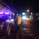 Giat Patroli Polsek Widang di Jalan Poros Penghubung Surabaya Semarang