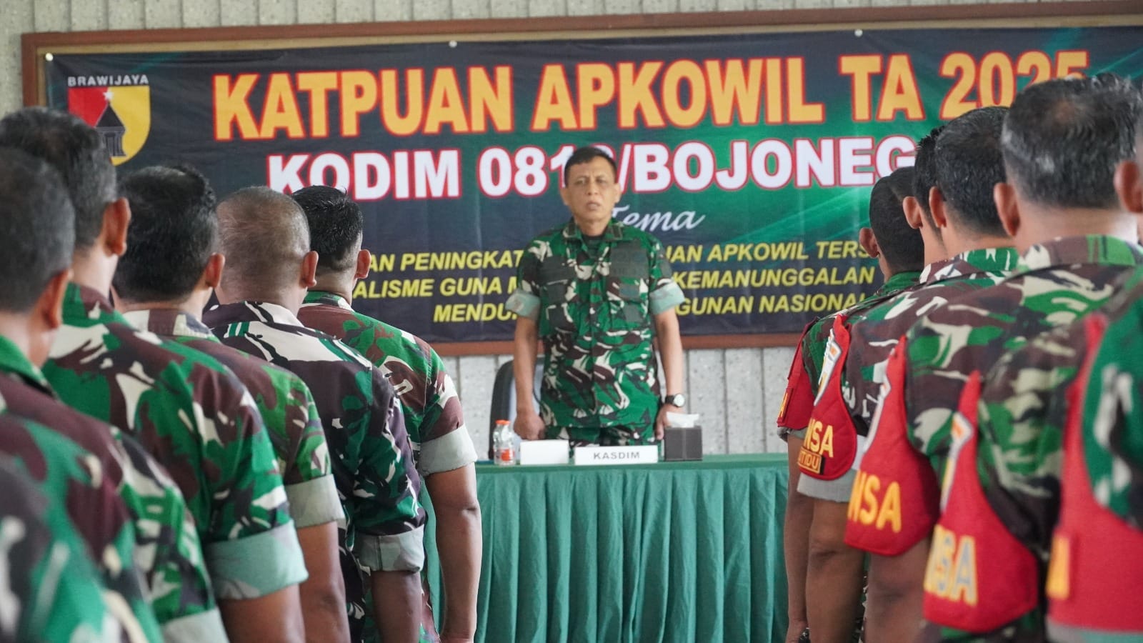 Bekali Kemampuan Binter para Babinsa, Kodim Bojonegoro Gelar Katpuan Apkowil Tersebar