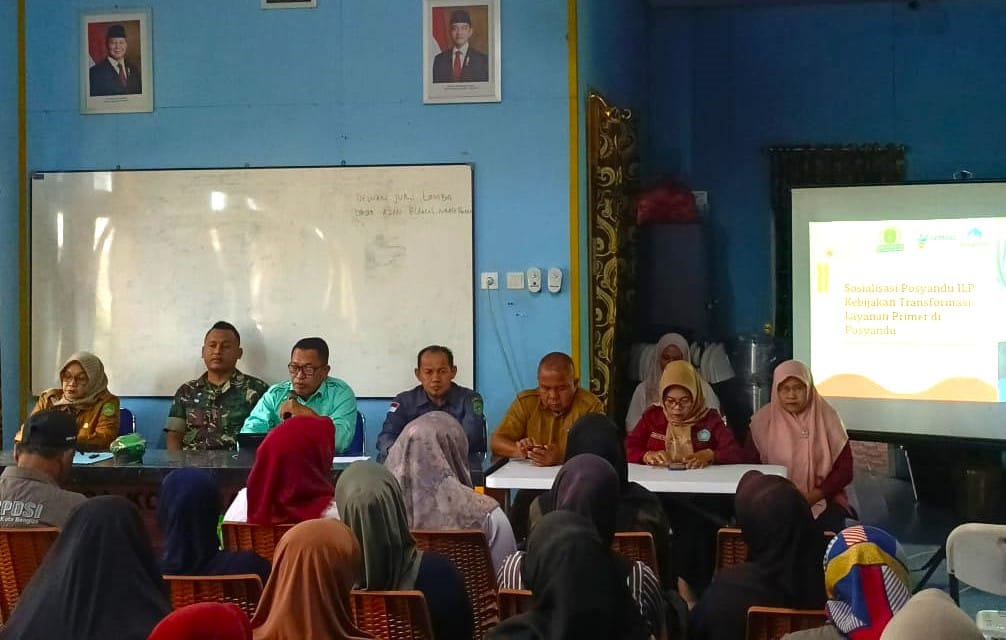 Babinsa Hadiri Sosialisasi Posyandu Remaja, Dukung Kesehatan Generasi Muda