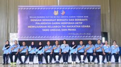 Danlanud Sultan Hasanuddin Hadiri Olahraga Bersama Dalam Rangka HUT Ke-69 PIA Ardhya Garini