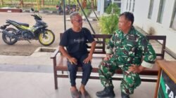 Menjalin Silaturahmi Babinsa Koramil 14 Tenggarong Seberang Komsos Dengan Tokoh Masyarakat