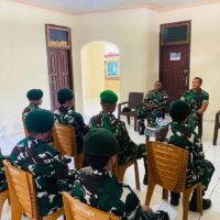 Dandim 1505/Tidore Kunjungi Pos Waci Yonif 732/Banau, Tekankan Kesiapsiagaan dan Keamanan Wilayah