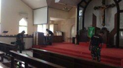 Sambut HUT ke-80 Korps Marinir, Prajurit Yonif 2 Mar Gelar Aksi Bersih-Bersih Tempat Ibadah Wujudkan Kepedulian Sosial