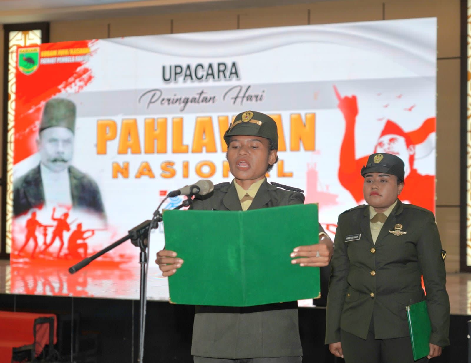 Kasdam Kasuari Pimpin Upacara Hari Pahlawan Kemerdekaan Tak Jatuh dari Langit, Tapi Lahir dari Keikhlasan dan Keberanian