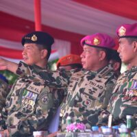 Panglima TNI Dikukuhkan sebagai Warga Kehormatan Pasukan Pendarat Korps Marinir