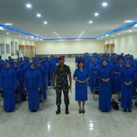 Danyonif 2 Mar Hadiri Acara Tatap Muka Pembina dan Pertemuan Rutin Jalasenastri Ranting B Cabang 2 Korcab Pasmar 1