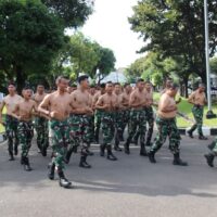 Petarung Pasopati Ikut Hadir Dalam Apel Khsusus Danbrigif 1 Marinir