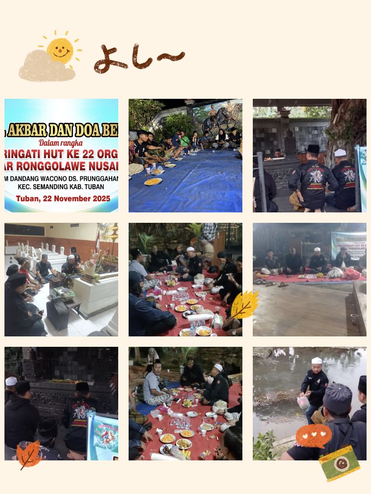 HUT ke-22 Laskar Ronggolawe Diperingati dengan Doa yang Menghangatkan Hati