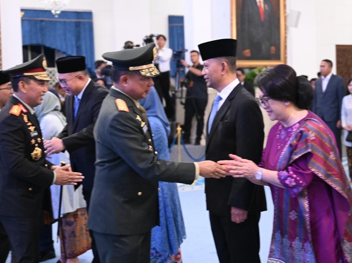 Panglima TNI Hadiri Pengucapan Sumpah Wakil Ketua MA dan Pelantikan Kepala serta Wakil Kepala BRIN di Istana Negara