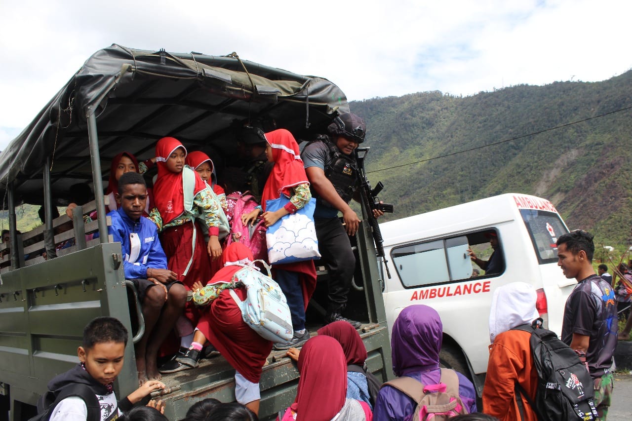 Konflik Perang Suku di Kabupaten Puncak Jaya Berhasil Diredam TNI Kodim 1714/Puncak Jaya