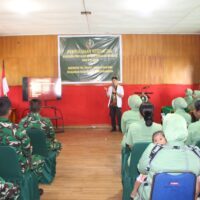 Kodim 1714/PJ Laksanakan Penyuluhan Kesehatan Waspadai Penyakit Infeksi Menular Seksual dan HIV-AIDS